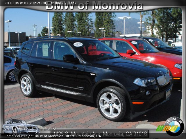 2010 BMW X3 xDrive30i in Jet Black