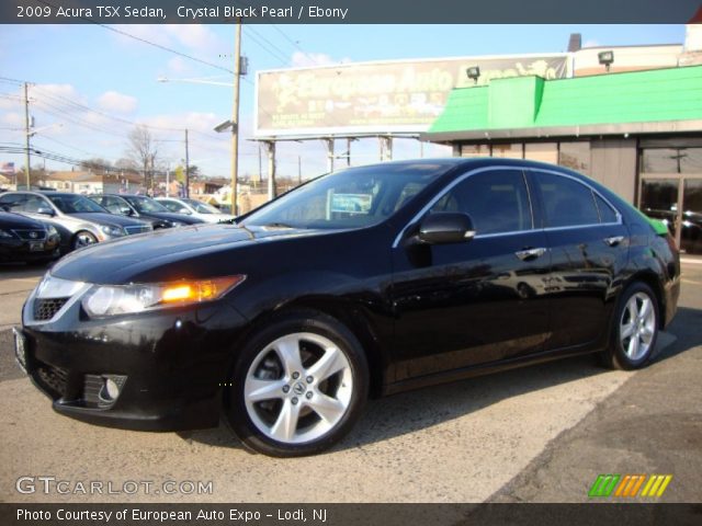2009 Acura TSX Sedan in Crystal Black Pearl