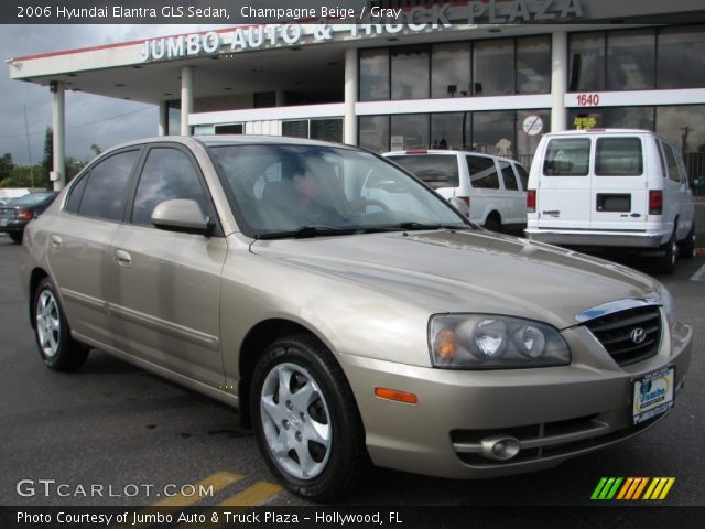 2006 Hyundai Elantra GLS Sedan in Champagne Beige