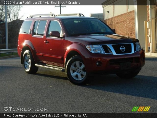2010 Nissan Pathfinder SE 4x4 in Red Brick