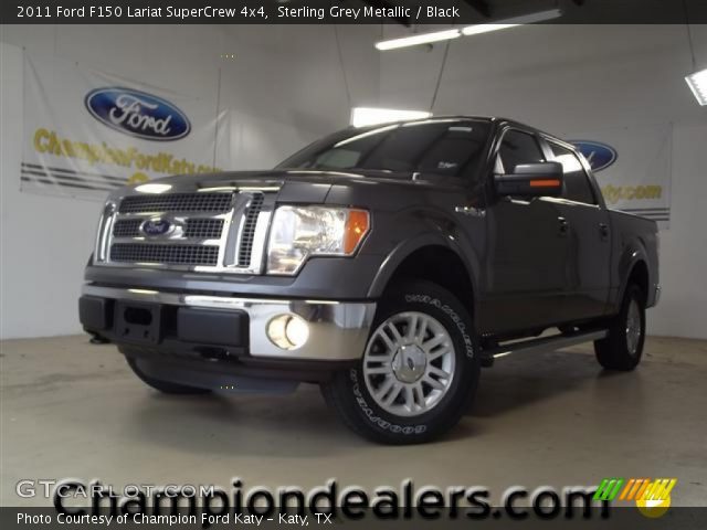 2011 Ford F150 Lariat SuperCrew 4x4 in Sterling Grey Metallic