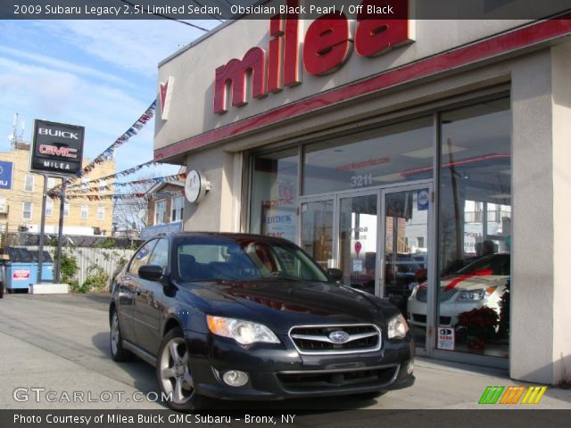 2009 Subaru Legacy 2.5i Limited Sedan in Obsidian Black Pearl