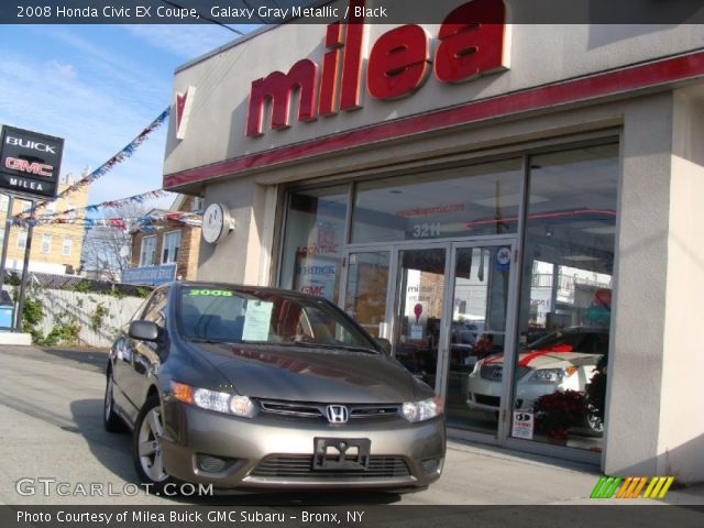 2008 Honda Civic EX Coupe in Galaxy Gray Metallic