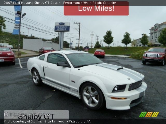 2007 Ford Mustang Shelby GT Coupe in Performance White