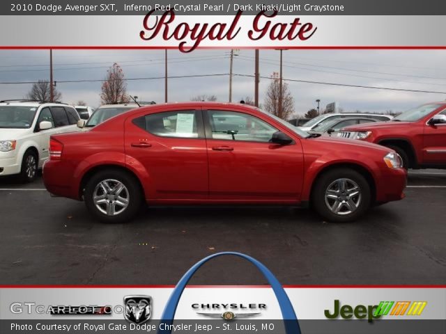 2010 Dodge Avenger SXT in Inferno Red Crystal Pearl