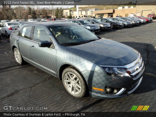 2012 Ford Fusion SEL in Steel Blue Metallic