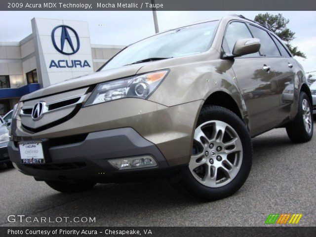 2009 Acura MDX Technology in Mocha Metallic