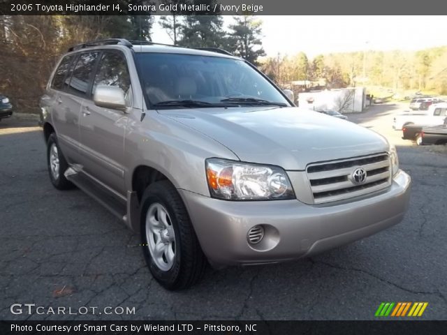 2006 Toyota Highlander I4 in Sonora Gold Metallic