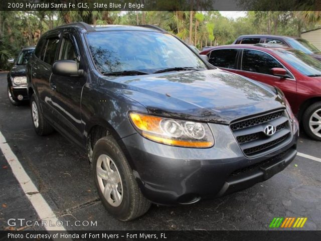 2009 Hyundai Santa Fe GLS in Slate Blue