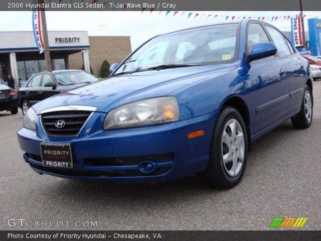 2006 Hyundai Elantra GLS Sedan in Tidal Wave Blue