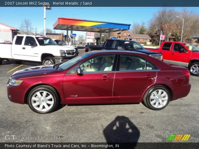 2007 Lincoln MKZ Sedan in Merlot Metallic