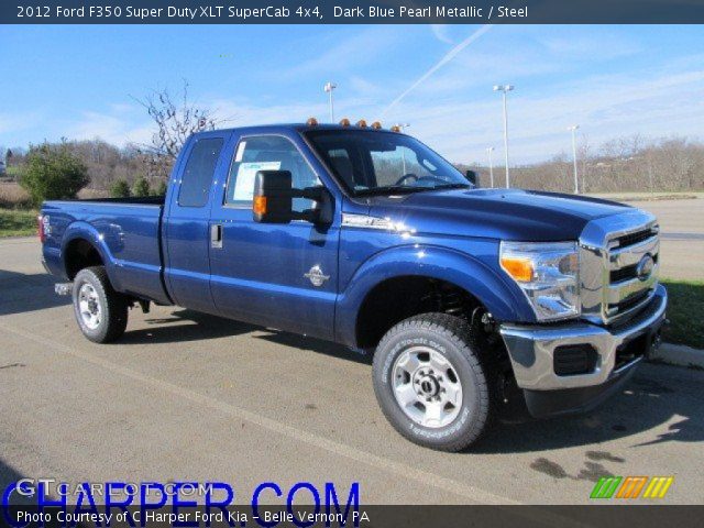 2012 Ford F350 Super Duty XLT SuperCab 4x4 in Dark Blue Pearl Metallic