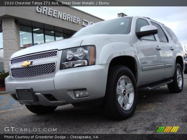 2010 Chevrolet Tahoe Z71 4x4 in Sheer Silver Metallic