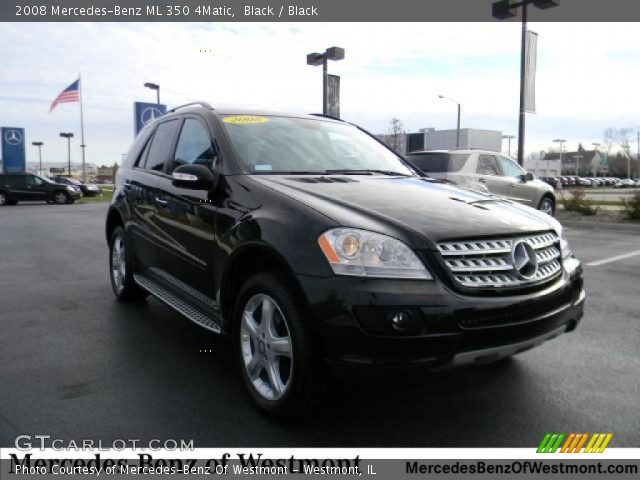 2008 Mercedes-Benz ML 350 4Matic in Black