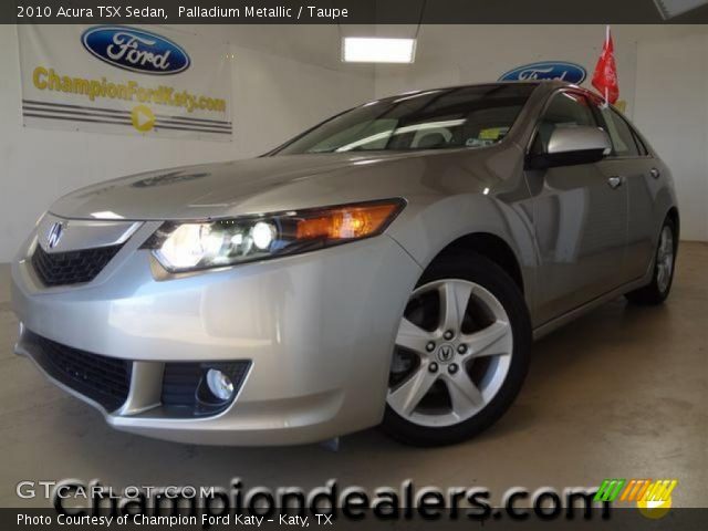 2010 Acura TSX Sedan in Palladium Metallic