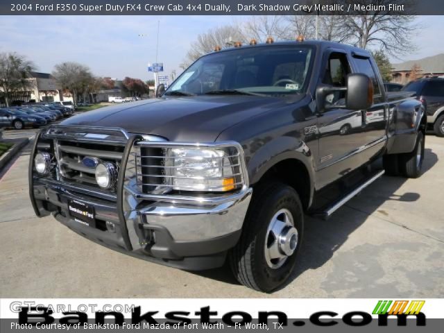 2004 Ford F350 Super Duty FX4 Crew Cab 4x4 Dually in Dark Shadow Grey Metallic