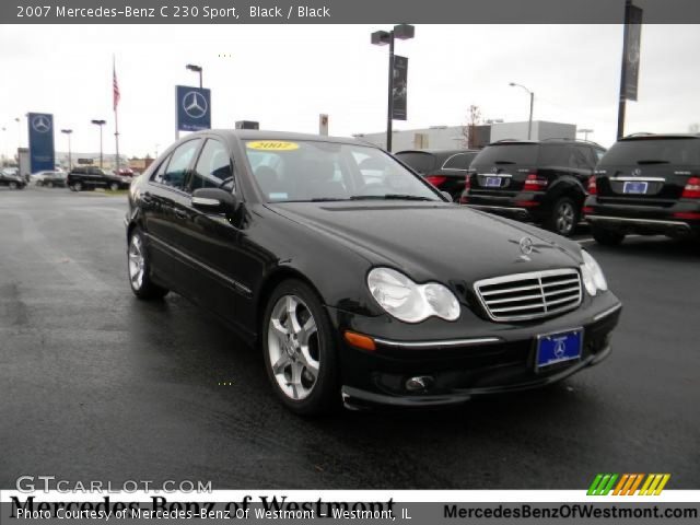 2007 Mercedes-Benz C 230 Sport in Black