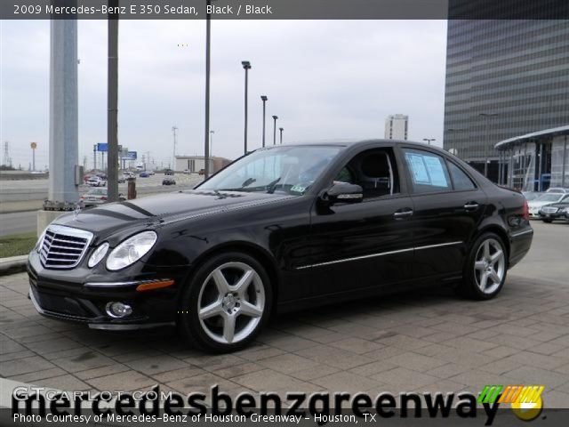 2009 Mercedes-Benz E 350 Sedan in Black