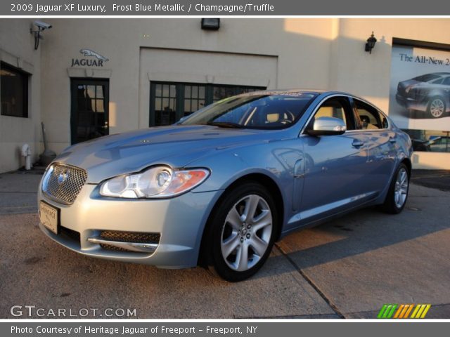 2009 Jaguar XF Luxury in Frost Blue Metallic