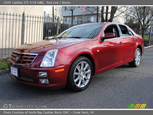 2005 Cadillac STS 4 V8 AWD in Red Line