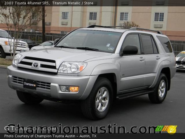 2003 Toyota 4Runner SR5 in Titanium Metallic