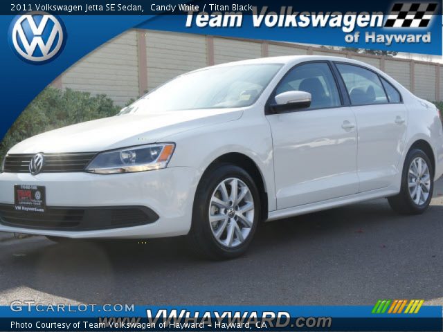 2011 Volkswagen Jetta SE Sedan in Candy White