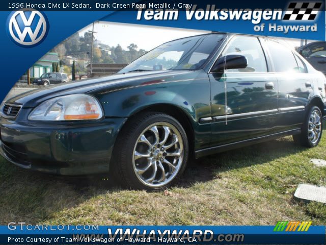 1996 Honda Civic LX Sedan in Dark Green Pearl Metallic
