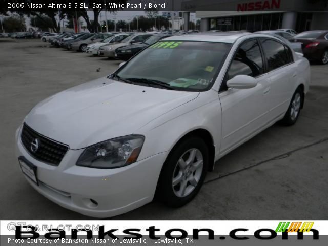 2006 Nissan Altima 3.5 SL in Satin White Pearl