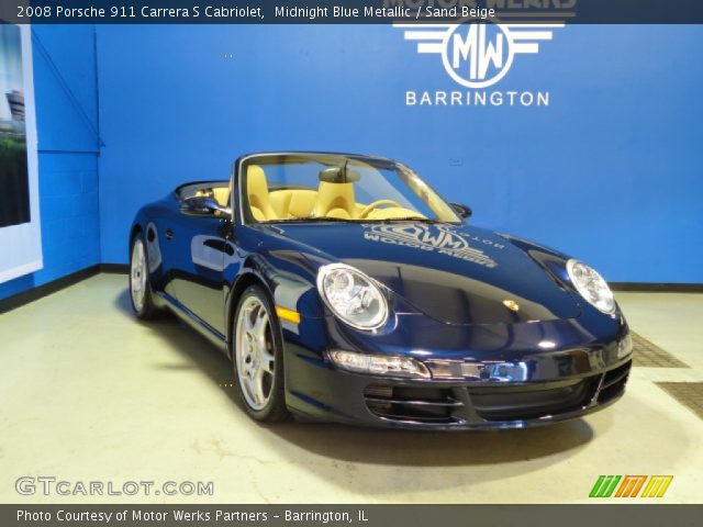 2008 Porsche 911 Carrera S Cabriolet in Midnight Blue Metallic