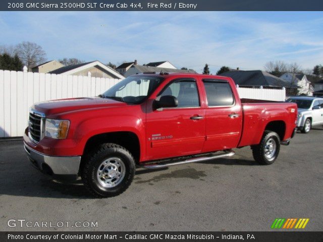 2008 GMC Sierra 2500HD SLT Crew Cab 4x4 in Fire Red