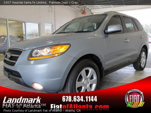 2007 Hyundai Santa Fe Limited in Platinum Sage