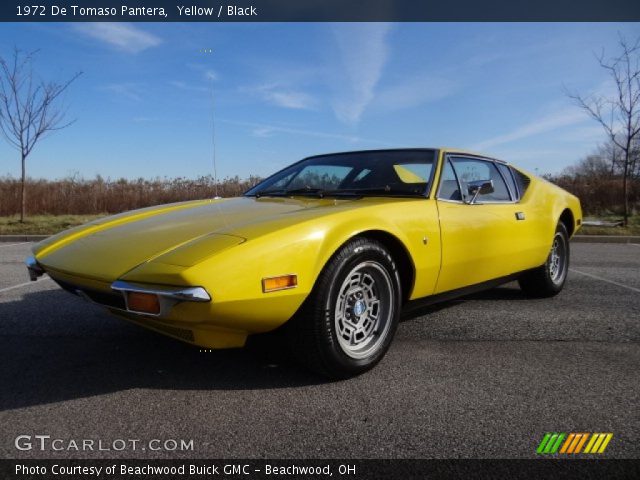 1972 De Tomaso Pantera  in Yellow