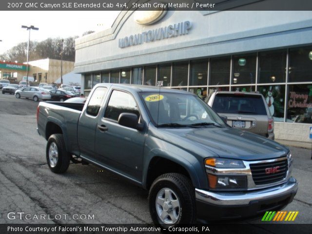 2007 GMC Canyon SLE Extended Cab 4x4 in Stealth Gray Metallic