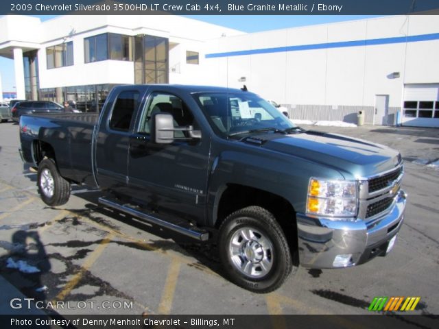 2009 Chevrolet Silverado 3500HD LT Crew Cab 4x4 in Blue Granite Metallic