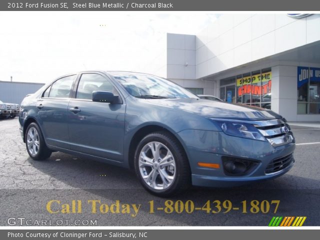 2012 Ford Fusion SE in Steel Blue Metallic