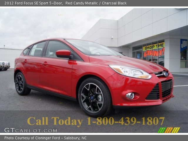 2012 Ford Focus SE Sport 5-Door in Red Candy Metallic