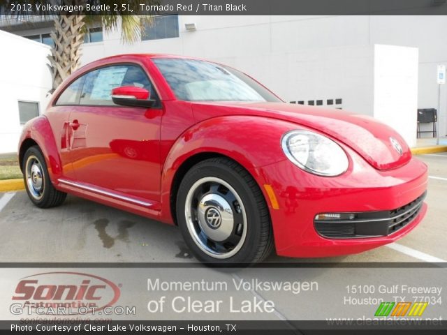 2012 Volkswagen Beetle 2.5L in Tornado Red