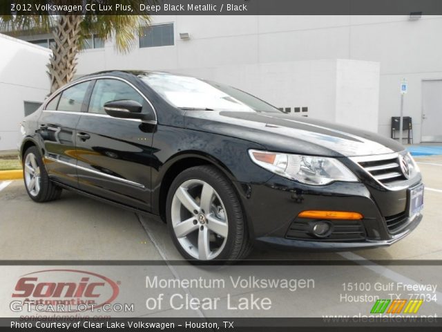 2012 Volkswagen CC Lux Plus in Deep Black Metallic