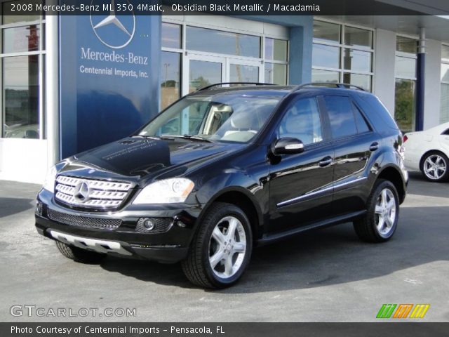 2008 Mercedes-Benz ML 350 4Matic in Obsidian Black Metallic