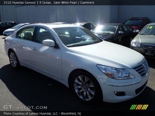 2010 Hyundai Genesis 3.8 Sedan in Satin White Pearl