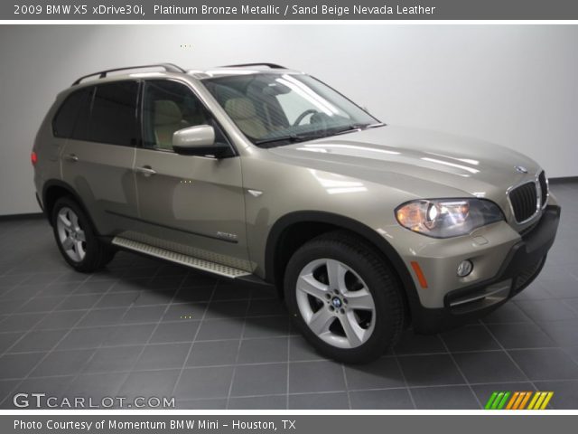 2009 BMW X5 xDrive30i in Platinum Bronze Metallic