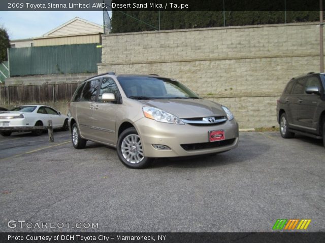 2009 Toyota Sienna Limited AWD in Desert Sand Mica