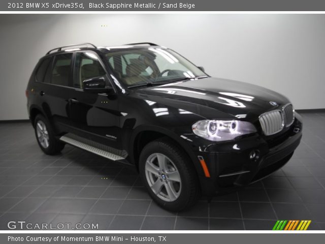 2012 BMW X5 xDrive35d in Black Sapphire Metallic