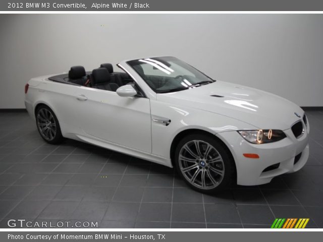 2012 BMW M3 Convertible in Alpine White
