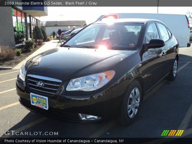 2009 Hyundai Elantra GLS Sedan in Black Pearl