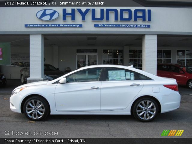 2012 Hyundai Sonata SE 2.0T in Shimmering White