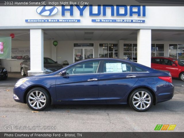2012 Hyundai Sonata SE in Indigo Night Blue
