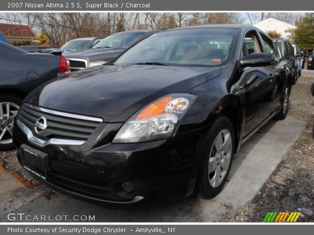 2007 Nissan Altima 2.5 S in Super Black