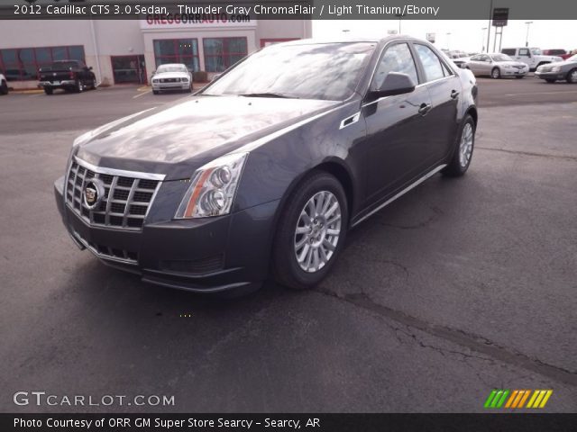 2012 Cadillac CTS 3.0 Sedan in Thunder Gray ChromaFlair