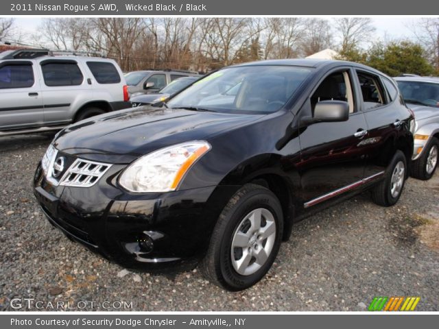 2011 Nissan Rogue S AWD in Wicked Black